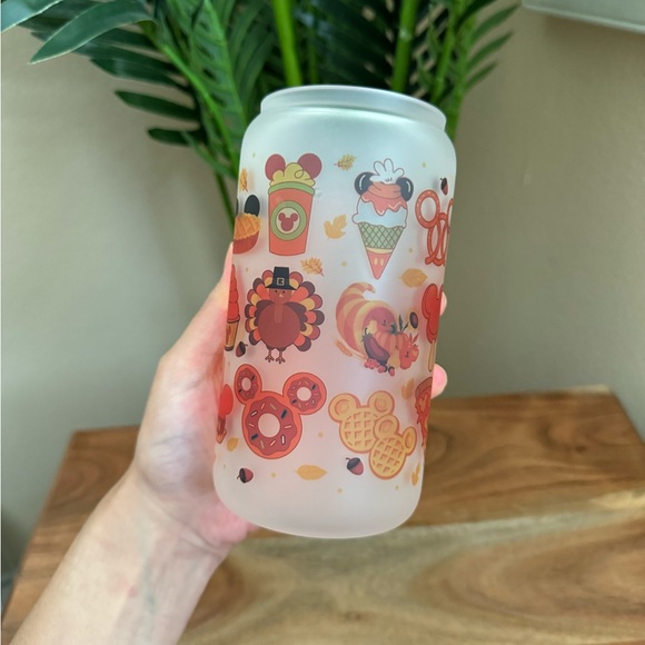 🆕 Fall Can Glass Cup - Picture 6 of 6